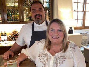 Cheryl Alters Jamison with Chef Daniel Hurtado. 