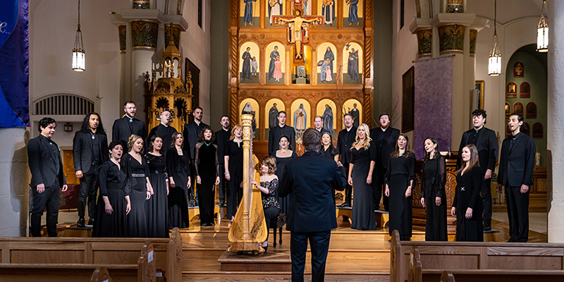 Santa Fe Desert Chorale at Basilica of St. Francis of Assisi.