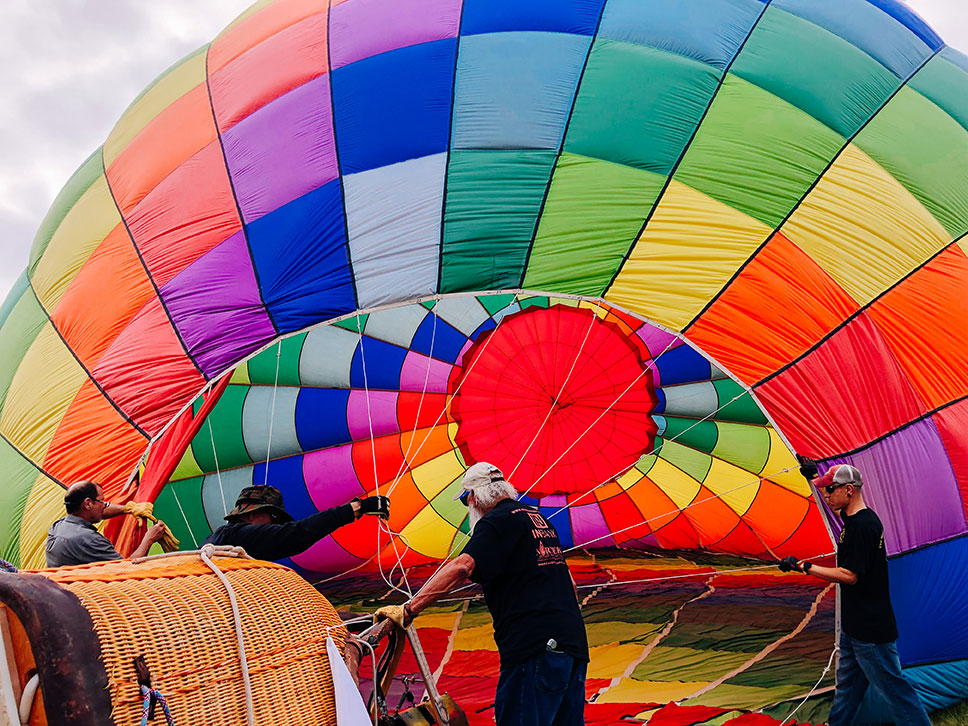 hot air balloon festival