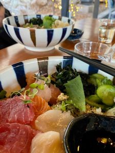 Chirashizushi at Izanami.