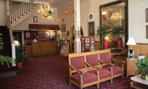 The Lobby of the Palace Hotel in Silver City, New Mexico.