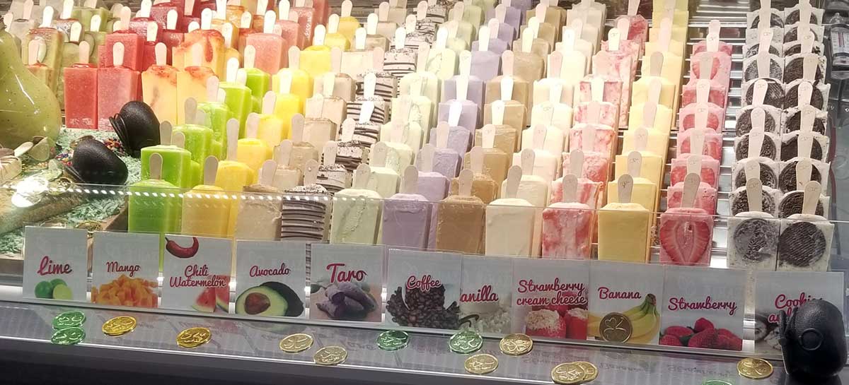 Paleta bar options at The Paleta Bar in Santa Fe, NM