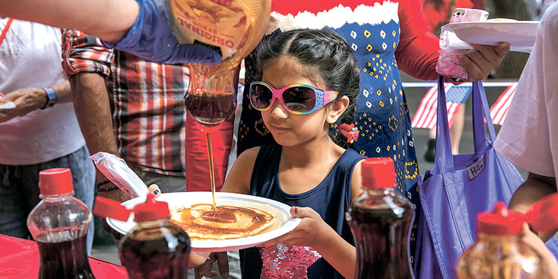 Pancakes On The Plaza.