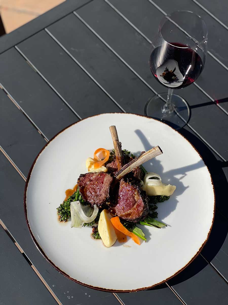 Pastrami spiced lamb rack