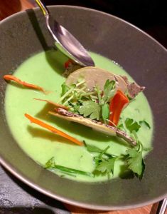 Pea Soup at Restaurant Martín.