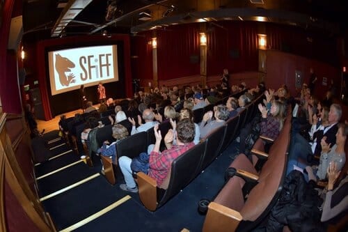 Moviegoers at the Santa Fe International Film Festival.