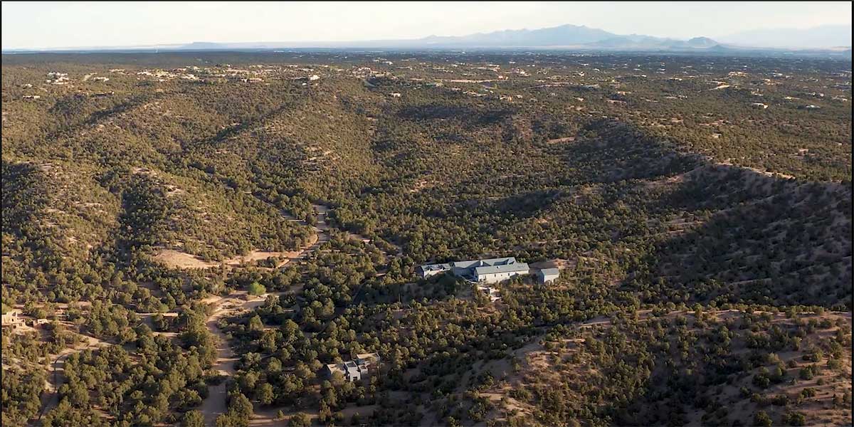 Tano Road in Santa Fe, New Mexico