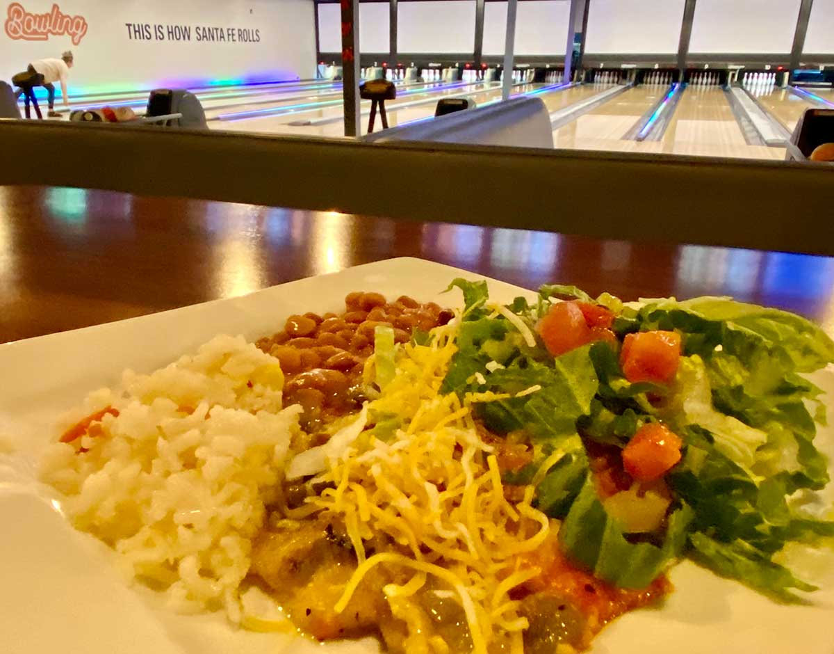 The enchiladas at The Alley.