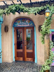 Doorway leading into The Shed