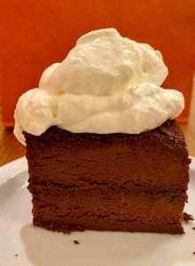 Mocha cake at The Shed in Santa Fe