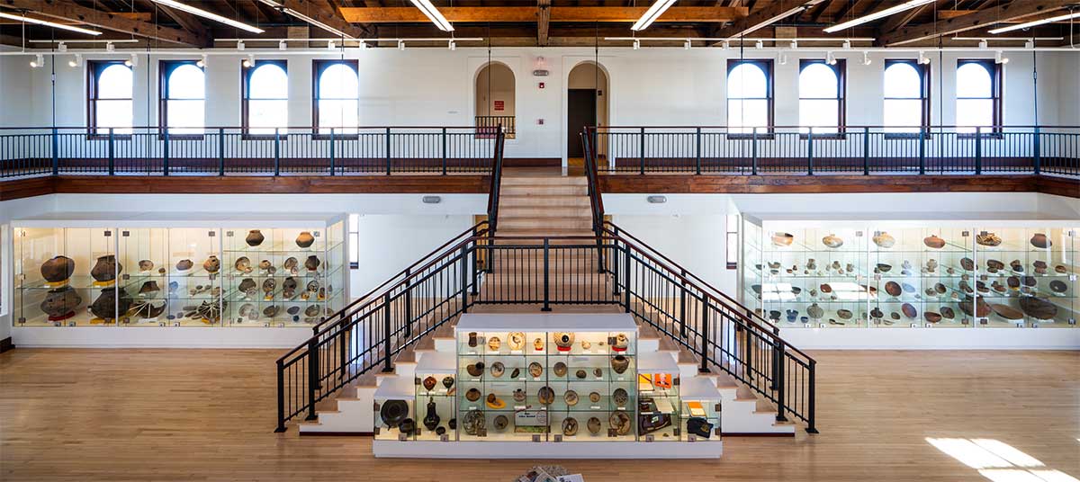 Interior of Western New Mexico University Museum.
