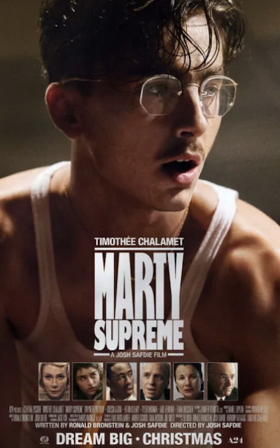 Marty Supreme film poster
