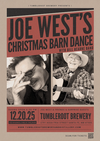 Tumbleroot Joe West's Christmas Barn Dance with Bill Hearne Band